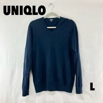W0369T UNIQLO V넥 캐시미어 스웨터 100%