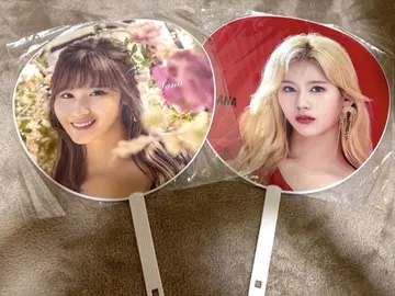twice 사나 부채 레어