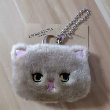 KEORA KEORA 케오라케오라 백참 파우치 고양이