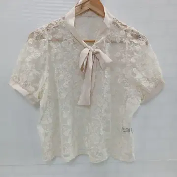 9.5 S675 프리풀 티셔츠 레이스 튤 XL