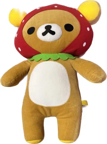 리락쿠마 봉제 인형 딸기 이치고 딸기 프라이스