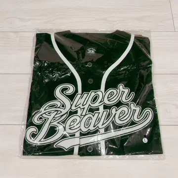 Super Beaver 베이스볼 셔츠 L 블랙