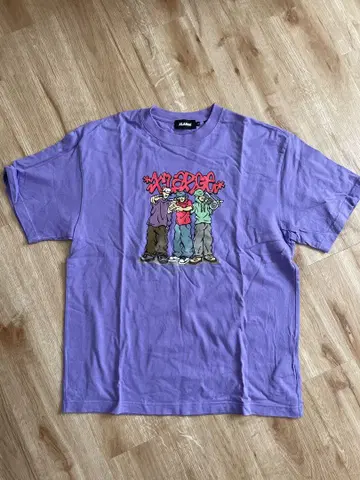 X-LARGE 엑스라지 티셔츠 퍼플