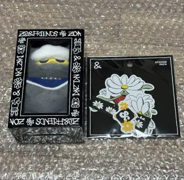 ZO&FRIENDS 팝업 ZOA 봉제 인형 키링 & 스티커 잔여 1