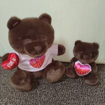 킷컷 하트풀베어 애프터눈 티 봉제 인형 KitKat