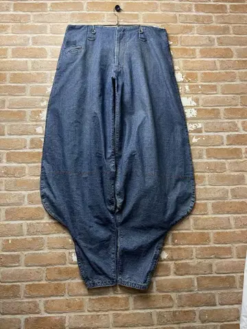 90s 본탄 데님 토비 팬츠 닛카포카 와이드 오버 사이즈 y2k