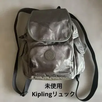 미사용! 키플링 Kipling 백팩 카키 계열 카모 패턴