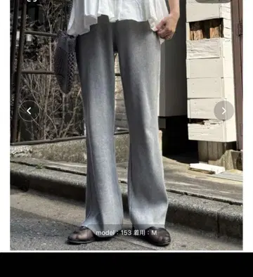 CIAOPANIC TYPY 깔끔한 실루엣 리브 팬츠