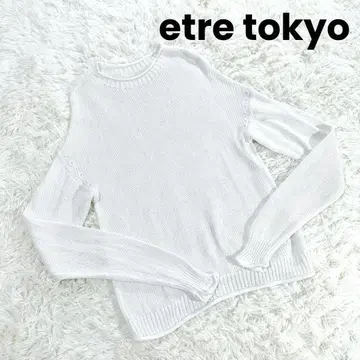 etre tokyo 보틀넥 로우게이지 니트 풀오버