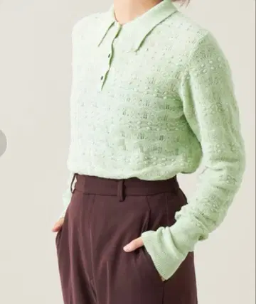 IENA LA BOUCLE C/Ny 파일 폴로 니트