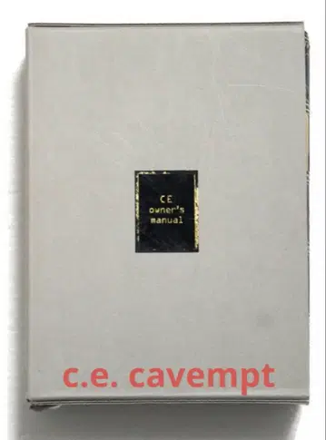 [ 새상품급/레어 ] CE Owner's Manual cavempt