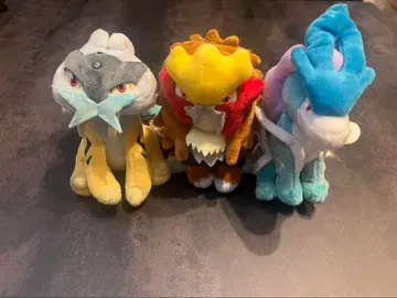 프리저, 파이어, 썬더, 엔테이, 스이쿤, 라이코, 봉제 인형 세트