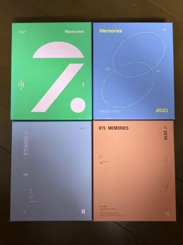 BTS memories 2018 2019 2020 2021