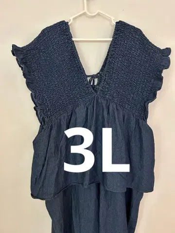 시마무라 럭스 디어 셔링 데님 살로펫 3L