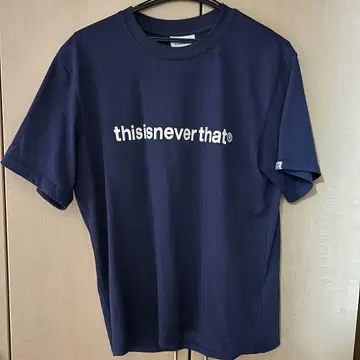 thisisneverthat 로고 프린트 T셔츠 S 네이비