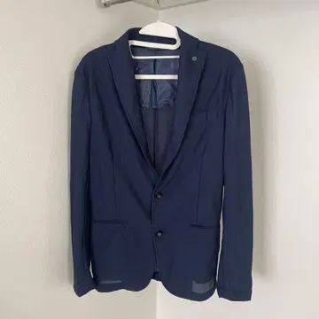 ZARA MAN 자라 남성용 자켓 사이즈 36 네이비 메쉬 원단