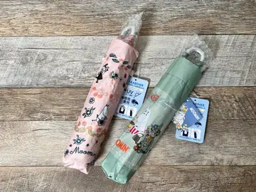 무민 접이식 우산 우천 겸용 (카라비너 포함) 2개 세트