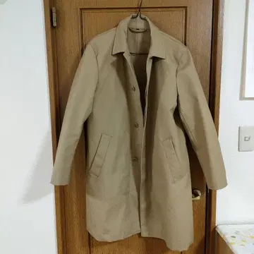 무인양품 베이지 스텐카라 코트