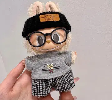 labubu 라부부 봉제 인형 의류 멋진 3종 세트