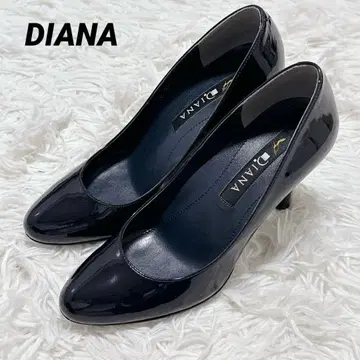 [ DIANA ] 네이비 하이힐 에나멜 22.5
