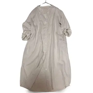 무인양품 MUJI 스탠드 카라 셔츠 원피스 XL 빅 사이즈