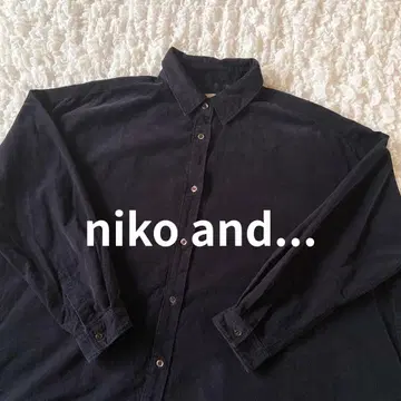 니코앤드 niko and - 코듀로이 플레어 원피스 네이비