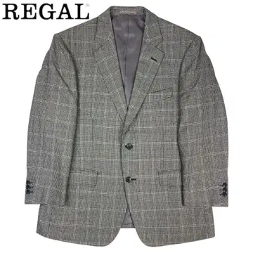 09M187 REGAL 하운드투스 체크 패턴 테일러드 수트 자켓