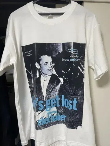 let's get lost Chet Baker 티셔츠 체트 베이커