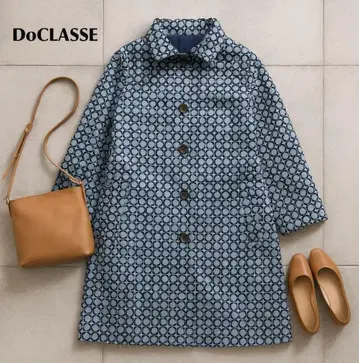 J996@ DoCLASSE 리버서블 코트 13 사이즈 싱글 버튼