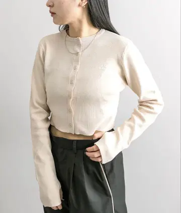 mystic [ mline ] NEW 자수 로고 가디건