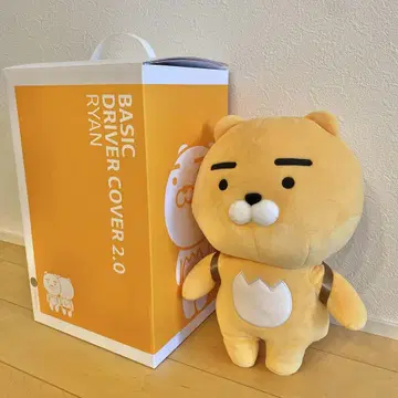 카카오프렌즈 라이언 드라이버 골프헤드커버 골프공 파우치 포함 골프