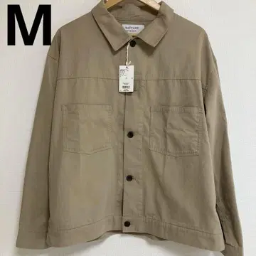 미사용 새상품 베이플로우 CPO 셔츠 자켓 M 베이지