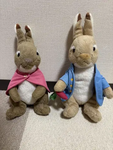 피터 래빗 봉제 인형 2체 세트