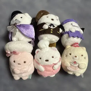 스미코구라시 테노리 봉제 인형 훼미리마트 GODIVA 등 세트