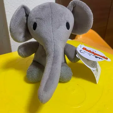 택 포함 쿠룬파 유치원 그레이 코끼리 봉제 인형