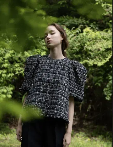 Bubbly Tweed black heve 헤이 바브리 트위드