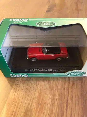 1/43 미니카 S800 로드 스타 1966 레드 일본산 자동차