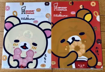 리락쿠마 미스터도넛 미스도 클리어 파일 2장 세트
