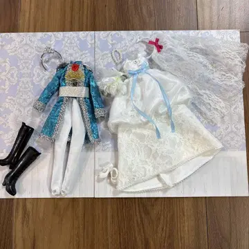 리카짱 웨딩 드레스 베일 목걸이 구두 부케 결혼식