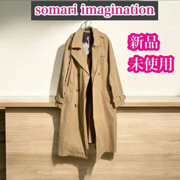 미사용 새상품 somari imagination 트렌치코트 베이지