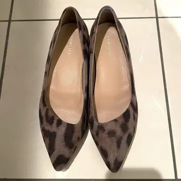 RANDA 란다 레오파드 플랫슈즈 펌프스 23cm