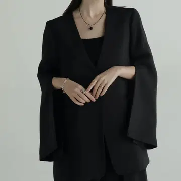 louren 슬릿 슬리브 재킷