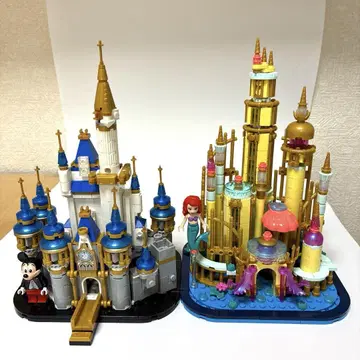 LEGO 40478 미니 캐슬 40708 미니 아리엘의 성 세트