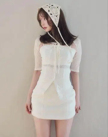 Mia 레이스 세트업 s 사이즈 andmary