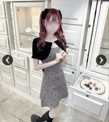 HONEY MEW 앙상블 원피스 그레이