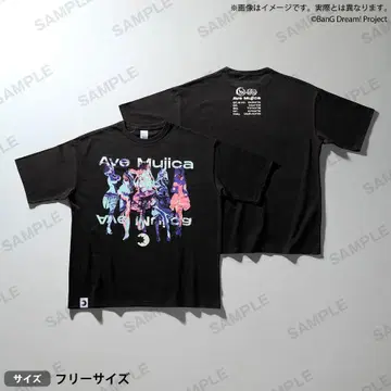BanG Dream! 빅 실루엣 T셔츠 Ave Mujica