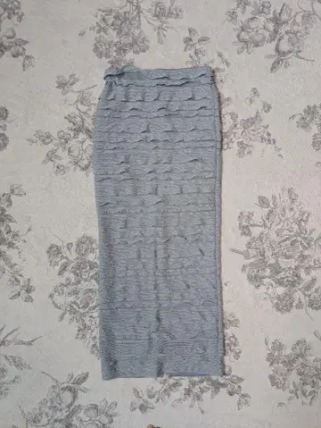 [ 새상품급 ] vis 프린지 컷 롱 스커트