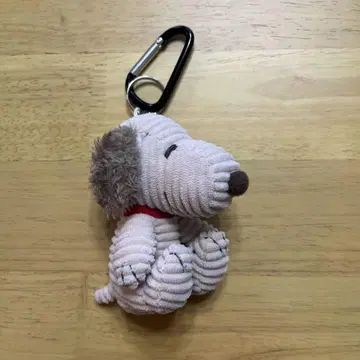스누피 코듀로이 봉제 인형 키링