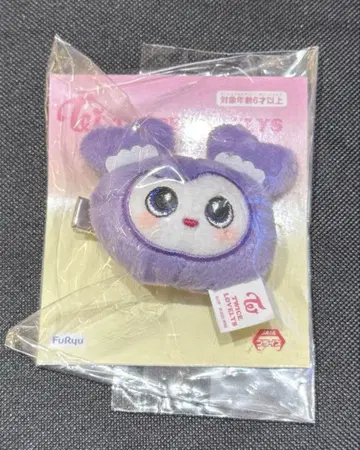 TWICE LOVERYS 봉제 인형 헤어핀 사나 서브리 GIGO
