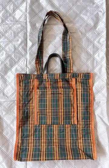 ADAM ET ROPE 2WAY 체크 토트백 (발수) 가을